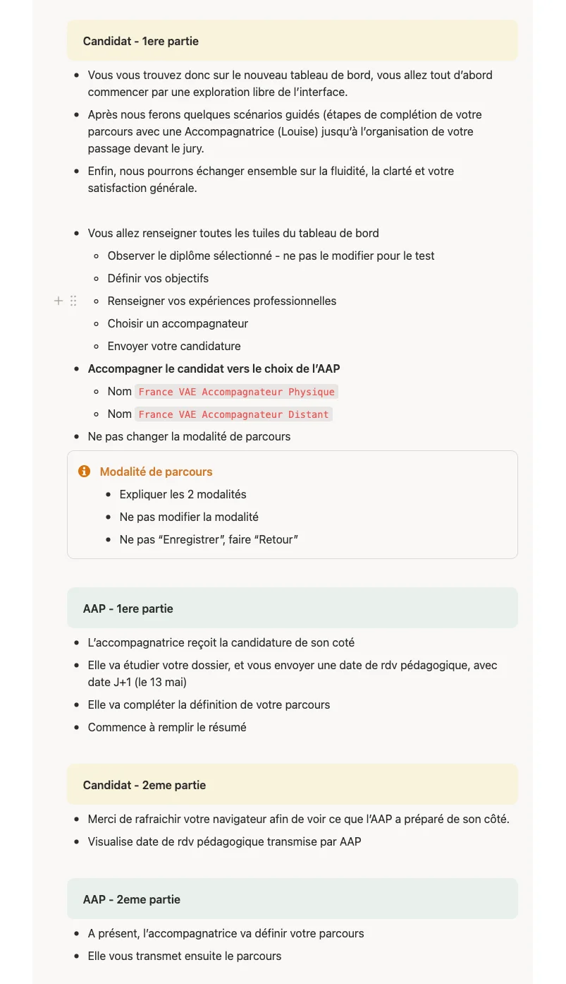 Standardized interview guide ensuring consistent data collection across 10 moderated sessions